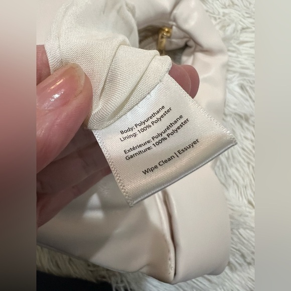 Melie Bianco Alexandra Cream Vegan Top Handle Bag - Picture 5 of 6